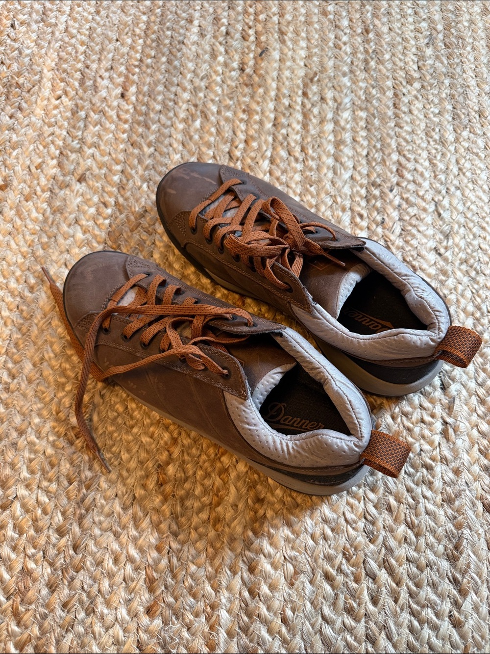 Danner Men's Brown Suede Casual Lace-Up Shoe wore once